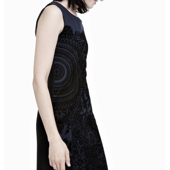 Desigual Navy/Black Shift Dress - XS - Picture 3 of 4